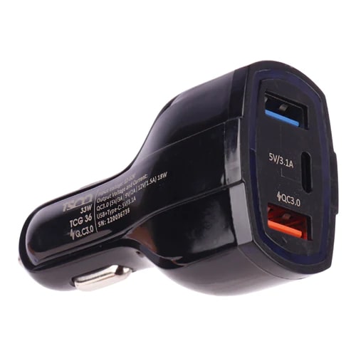 شارژر فندکی تسکو مدل TSCO TCG36